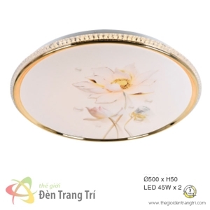 Đèn mâm ốp trần tròn siêu sáng MSS-676