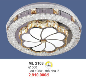 Đèn mâm pha lê Sano ML 2108