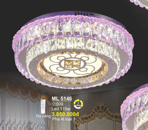 Đèn mâm pha lê Sano ML 5146