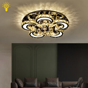 Đèn Mâm Pha Lê Tròn 5 Cánh P177C-5