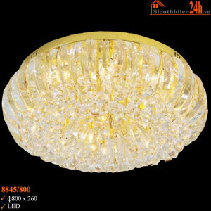 Đèn mâm tròn pha lê 8845/800