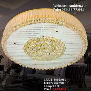 Đèn mâm tròn pha lê 8892/950
