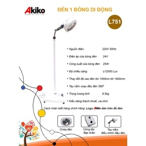 Đèn mổ 1 bóng Akiko L751