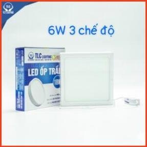 Đèn ốp trần 6W hình vuông vỏ trắng- Đơn sắc TLC-ONV-TT-6W