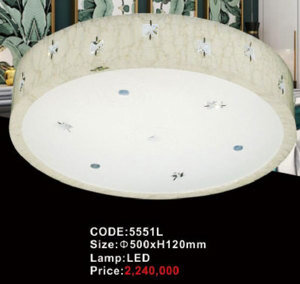 Đèn ốp trần cao cấp trang trí phòng khách, căn hộ 5551L