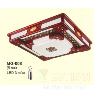 Đèn ốp trần gỗ MG008