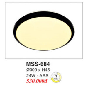 Đèn ốp trần hiện đại MSS 684