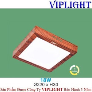 Đèn ốp trần Hufa MPGV-18W