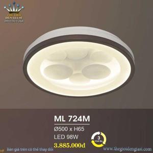 Đèn ốp trần led Ø500mm ML724M