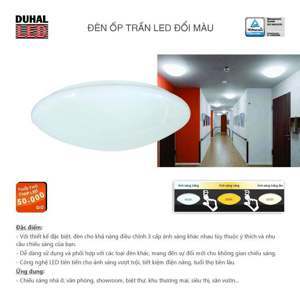Đèn ốp trần led đổi màu Duhal SDFB0241