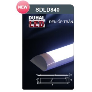 Đèn ốp trần led Duhal SDLD840