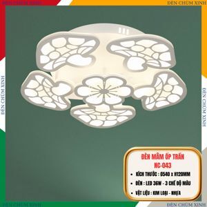 Đèn ốp trần NC 043