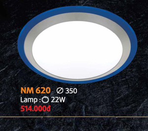 Đèn ốp trần Nm 620