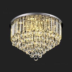 Đèn ốp trần pha lê cao cấp hiện đại hình tròn 9155-800