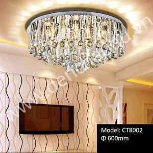 Đèn ốp trần pha lê CT8002