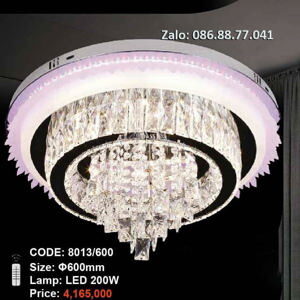 Đèn ốp trần trang trí led 8013/600