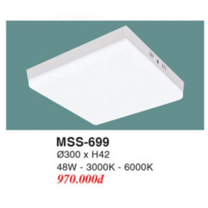 Đèn ốp trần vuông siêu sáng MSS-699