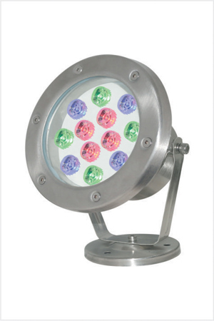 Đèn pha dưới nước HB 12W - Đổi 3 màu