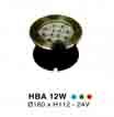 Đèn pha dưới nước HBA 12W - Lá