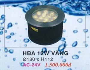 Đèn pha dưới nước HBA 12W - Vàng