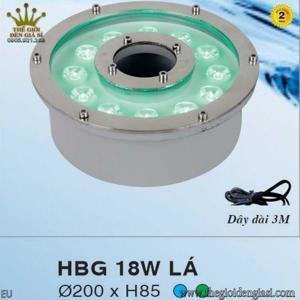 Đèn pha hồ nước  HBG 18W Lá