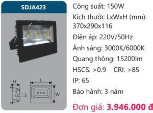 Đèn pha led Duhal SDJA423 150W