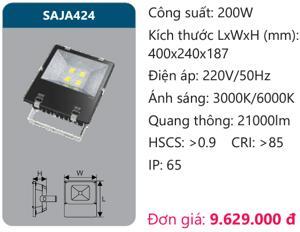 Đèn pha led Duhal SAJA424 200W