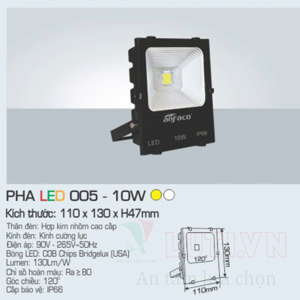 Đèn pha Led Anfaco 005 10W