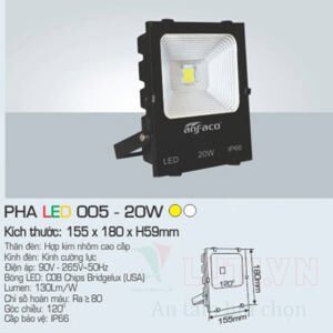 Đèn pha Led Anfaco 005 20W