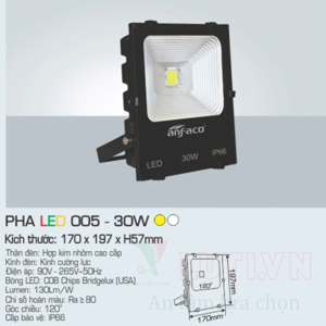 Đèn pha Led Anfaco 005 30W