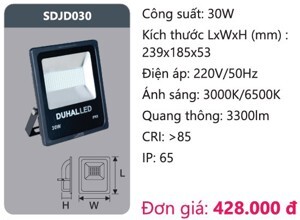 Đèn pha led Duhal SDJD030