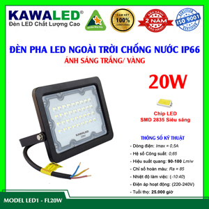 Đèn pha led FL20W-T/V