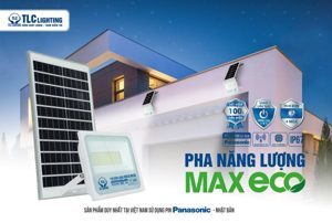 Đèn pha led năng lượng Max Eco 50W TLC-PMS-50W