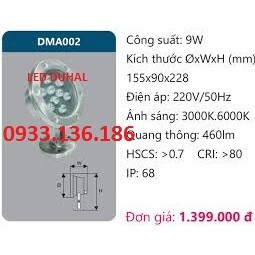 Đèn pha LED ngoài trời Duhal DMA002