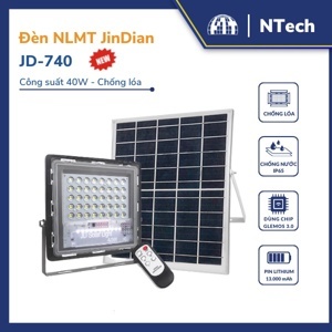 Đèn pha năng lượng mặt trời JinDian JD-740