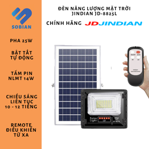 Đèn pha năng lượng mặt trời JinDian JD-8825L