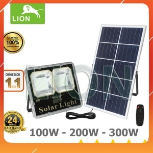 Đèn pha năng lượng mặt trời mới LION 100w