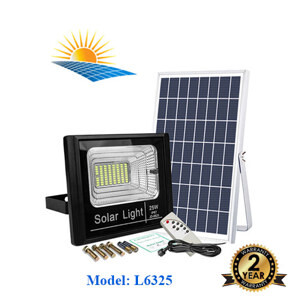 Đèn pha-tấm pin rời LED SOLAR 25W L6325