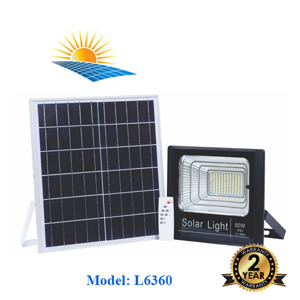 Đèn pha-tấm pin rời LED SOLAR 60W L6360