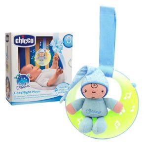 Đèn phát nhạc Mặt trăng Chicco  Xanh, Hồng