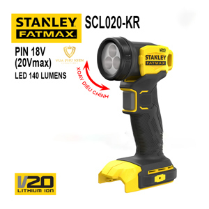 Đèn Pin Dùng Pin 20V Stanley FatMax SCL020-KR ( Thân Máy )