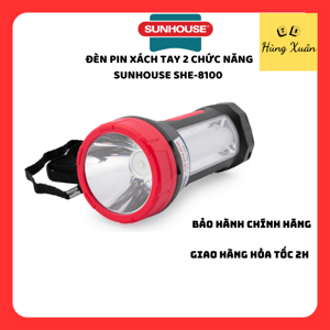 Đèn pin sạc đa năng Sunhouse SHE-8100