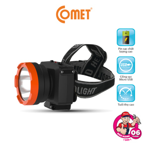 Đèn pin sạc đội đầu Comet CRT1612