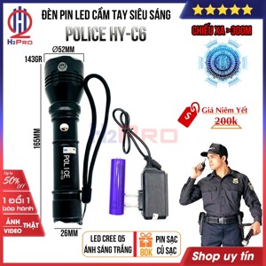 Đèn pin siêu sáng Huoyi HY-C6