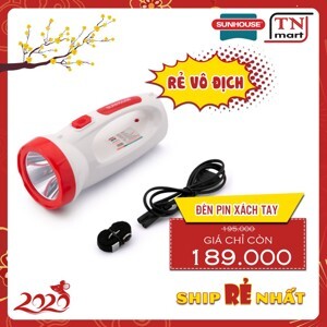 Đèn pin xách tay Sunhouse SHE-8000 - 2 chức năng