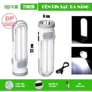 Đèn sạc pin 2 trong 1 DP-7102B