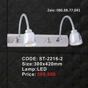 Đèn soi tranh soi gương 2 bóng led kiểu dáng hiện đại ST-2216-2