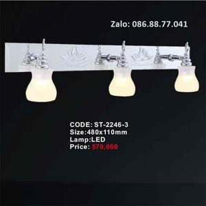 Đèn soi tranh soi gương kiểu dáng sang trọng 3 bóng led ST-2246-3