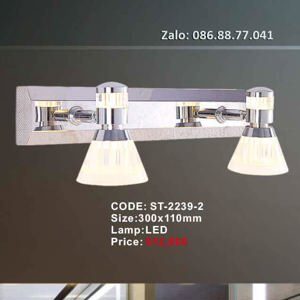 Đèn soi tranh soi gương thiết kế mới lạ 2 bóng led ST-2239-2