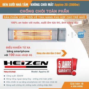 Đèn sưởi Heizen Appino 20 (Appino20) - 2000W